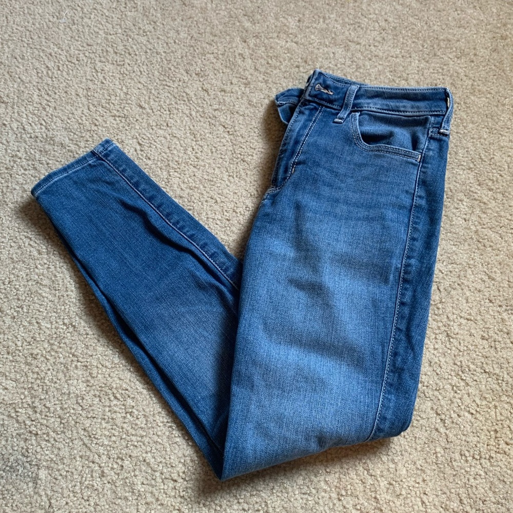 Hollister high rise super skinny jeans